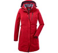 Killtec Damen Funktionsparka/Parka mit abzippbarer Kapuze - KOW 165 WMN PRK, rot, 36, 37726-000