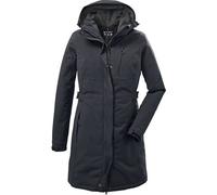 Killtec Damen Funktionsparka KOW 165 – abzippbare Kapuze, wasserdicht, atmungsaktiv, schwarz 36