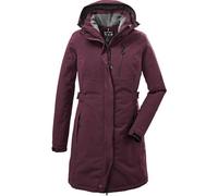 killtec Damen Funktionsparka/Parka mit abzippbarer Kapuze KOW 165 WMN PRK, dunkelpflaume, 42, 37726-000