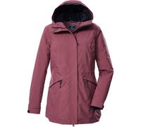 Killtec Damen Parka KOW 19 WMN PRK – wasserdicht, atmungsaktiv, mit Kapuze – Hellpflaume Gr. 40