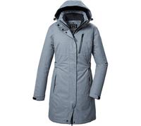 killtec Damen Funktionsparka/Parka mit abzippbarer Kapuze KOW 303 WMN PRK, graumelange, 48, 41815-000