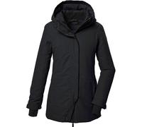 killtec Damen Funktionsparka/Parka mit Kapuze KOW 93 WMN PKR, schwarz, 48, 41817-000