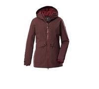 killtec Damen Outdoorparka/Funktionsparka mit Kapuze KOW 16 WMN PRK, dunkelweinrot, 38, 43310-000