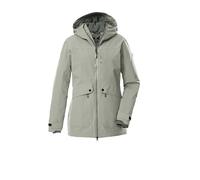 killtec Damen Outdoorparka/Funktionsparka mit Kapuze KOW 16 WMN PRK, helles salbei, 50, 43310-000