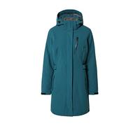 Killtec Wintermantel mit abzippbarer Kapuze (wasser- und winddicht, Parka) petrolblau Damen, Größe 36