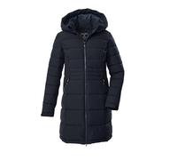 Steppmantel KILLTEC "KOW 11 WMN QLTD PRK", Damen, Gr. 38, blau (navy), Obermaterial: 100% Polyester.Futter: 100% Polyester.Füllung: 100% Polyester, Mäntel Steppmantel, Wasserabweisender Parka mit vers