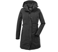 Killtec Damenparka KOW 165 WMN PRK – abzippbare Kapuze, wasserdicht, winddicht Schwarz 44