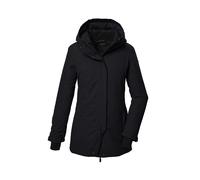 Parka KILLTEC "KOW 93 WMN PKR", Damen, Gr. 44, schwarz, Obermaterial: 100% Polyester;Futter: 100% Polyamid;Füllung: 100% Polyester, Jacken Parka, Wasser- und winddichter Damenparka, atmungsaktiv, recy