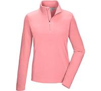 Fleeceshirt KILLTEC "KSW 101 WMN FLC SHRT", Damen, Gr. 36, pink (hellpink), Oberstoff: 100% Polyester, sportlich, Shirts, Fleeceshirt mit Stehkragen, warm, Reißverschluss mit Kinnschutz (51174368-36)