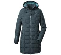 Killtec Damen Skane Wmn Quilted Prk Parka In Daunenoptik Mit Abzippbarer Kapuze, dunkel blaugrün, 48 EU