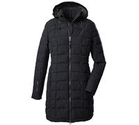 Killtec Damen Skane Wmn Quiltet Prk Parka In Daunenoptik Mit Abzippbarer Kapuze, Schwarz, 38 EU