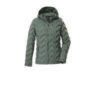 killtec Damen Steppjacke/Funktionsjacke in Daunenoptik mit Kapuze KOW 23 WMN QLTD JCKT, grüngrau, 42, 43305-000