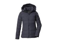 Steppjacke KILLTEC "KOW 10 WMN QLTD JCKT", Damen, Gr. 46, blau (nachtblau), Oberstoff: 100% Polyester, Futter: 100% Polyester (recycelt), Füllung: 100% Polyester (recycelt), Jacken, Winddichte, wasser