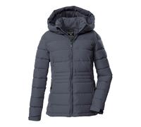 Steppjacke KILLTEC "KOW 10 WMN QLTD JCKT", Damen, Gr. 38, blau (nachtblau), Oberstoff: 100% Polyester, Futter: 100% Polyester (recycelt), Wattierung: 100% Polyester (recycelt), sportlich, Jacken, Wind