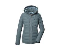 Killtec Damen Steppjacke KOW 10 WMN QLTD JCKT wasserabweisend mit abzippbarer Kapuze blaugrau 48