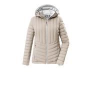 Steppjacke KILLTEC "KOS 75 WMN QLTD JCKT", Damen, Gr. 48, zement, Obermaterial: 100% Polyamid;Futter: 100% Polyamid;Füllung: 100% Polyester, Jacken Steppjacke, Leicht, atmungsaktiv, winddicht, wassera