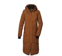 killtec Damen Steppmantel/Funktionsmantel in Daunenoptik mit Kapuze KOW 87 WMN QLTD CT, zimt, 42, 41813-000