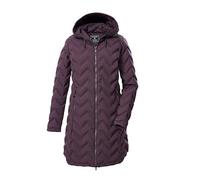 killtec Damen Steppparka/Funktionsparka mit Kapuze KOW 14 WMN QLTD PRK, pflaume, 40, 43306-000