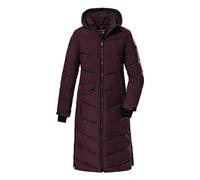 killtec Damen Wintermantel/Mantel in Daunenoptik mit Kapuze KOW 62 WMN QLTD CT, dunkelpflaume, 40, 38642-000