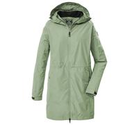 Parka KILLTEC "KOS 35 WMN PRK", Damen, Gr. 36, graugrün, Obermaterial: 100% Polyester;Futter: 100% Polyester, Jacken Parka, Wasser- und winddichter Damenparka, atmungsaktiv, verstellbar (54398563-36)