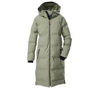 Killtec Mädchen Steppmantel KOW 237 GRLS QLTD CT – Daunenoptik, Kapuze – Sage, 176