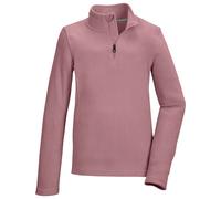 killtec - Girl's KSW 247 Fleece Shirt - Fleecepullover, Gr. 140, rosa (PowderRose)