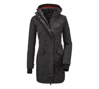 Killtec Damen Parka Grindavik WMN CT B - Funktionsparka mit abzippbarer Kapuze - Damen Jacke ist wasserdicht, anthrazit, 42, 35782-000