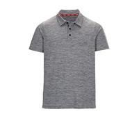 Poloshirt KILLTEC "MN PL SHRT", Herren, Gr. 4XL, grau (anthra), Obermaterial: 94% Polyester, 6% Elasthan, Shirts, Feuchtigkeitstransportierendes, schnelltrocknendes Melange-Poloshirt (56736341-4XL) an