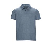 Killtec Herren Funktionspoloshirt Lilleo MN PL SHRT – schnelltrocknend, meliert – taubenblau L