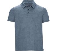 Killtec Herren Funktionspoloshirt Lilleo MN PL SHRT – schnelltrocknend, meliert – taubenblau L