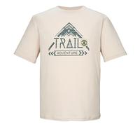 killtec Herren Funktions T-Shirt Kurzarm Schnelltrocknend KOS 1 MN TSHRT, hellzement, L, 43973-000