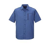 killtec Herren Funktionshemd/Hemd Kurzarm/Outdoorhemd KOS 44 MN WVN SHRT, dunkelblau, M, 42790-000