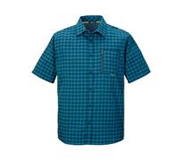 Funktionshemd KILLTEC "KOS 44 MN WVN SHRT", Herren, Gr. S, Normalgrößen, ocean, Obermaterial: 100% Polyester, Hemden, Atmungsaktiv, schnelltrocknend, wasserabweisend (72814112-S) ocean