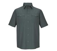 KILLTEC Herren Funktionshemd KOS 63 MN WVN SHRT - schnelltrocknend, Kentkragen - 3XL dunkelgrün