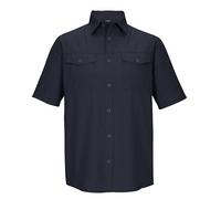 killtec Herren Funktionshemd/Outdoorhemd Kurzarm Schnelltrocknend KOS 63 MN WVN SHRT, dunkelnavy, 3XL, 43777-000