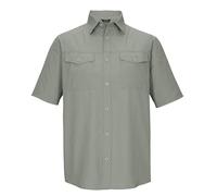 Funktionshemd KILLTEC "KOS 63 MN WVN SHRT", Herren, Gr. XL, Normalgrößen, grau (helloliv), Obermaterial: 100% Polyester.Futter: 100% Polyester, Hemden, Schnelltrocknendes Herrenhemd mit Kentkragen und