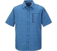 killtec Herren Funktionshemd/Hemd Kurzarm/Outdoorhemd KOS 44 MN WVN SHRT, dunkelblau, L, 42790-000