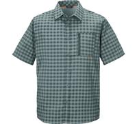 killtec Herren Funktionshemd/Hemd Kurzarm/Outdoorhemd KOS 44 MN WVN SHRT, blaugrau, M, 42790-000