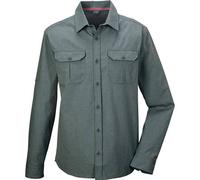 Funktionshemd KILLTEC "KOS 48 MN WVN SHRT", Herren, Gr. 4XL, Normalgrößen, grün (dunkelgrün), Oberstoff: 100% Polyester, Futter: 100% Polyester, sportlich, Hemden, Atmungsaktives, wasserabweisendes, s