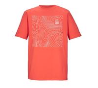 T-Shirt KILLTEC "KOS 187 MN TSHRT", Herren, Gr. S, orange, Obermaterial: 94% Polyester, 6% Elasthan, Rundhals, Shirts T-Shirt, Leichtes, atmungsaktives Herren T-Shirt mit Stretch und Print (73271547-S