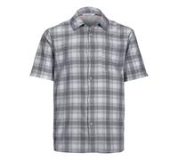 Funktionshemd KILLTEC "KOS 98 MN WVN SHRT", Herren, Gr. 3XL, Normalgrößen, grau (hellgrau), Obermaterial: 100% Polyester, Hemden, Kurzarm-Funktionshemd, schnelltrocknend, feuchtigkeitsableitend (44350