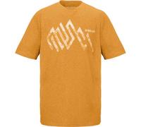 T-Shirt KILLTEC "KOS 106 MN TSHRT", Herren, Gr. XXL, gelb, Oberstoff: 92% Polyester, 8% Elasthan, sportlich, Shirts, Superleichtes, schnelltrocknendes Herren T-Shirt mit Berg-Print (91183825-XXL) gelb