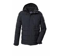 killtec Herren Steppjacke mit abzippbarer Kapuze KOW 87 MN QLTD JCKT, schwarz blau, S, 43321-000