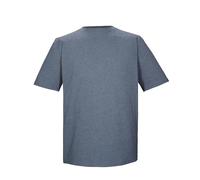 T-Shirt KILLTEC "KOS 77 MN TSHRT", Herren, Gr. L, blau (nachtblau), Oberstoff: 65% Polyester, 30% Baumwolle, 5% Elasthan, sportlich, Rundhals, Shirts, Vielseitiges Herren T-Shirt in schlichter Melange