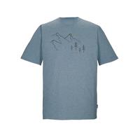 killtec Herren T-Shirt Kurzarm/Rundhalsausschnitt KOS 78 MN TSHRT, stahlblau, XL, 44212-000
