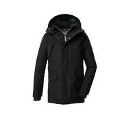 killtec Jungen Funktionsparka/Parka mit Kapuze in 2 in 1 Optik KOW 234 BYS PRK, schwarz, 128, 43586-000