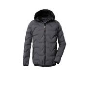 Killtec Jungen Steppjacke/Funktionsjacke in Daunenoptik mit Kapuze KOW 229 BYS QLTD JCKT, mittelgrau, 140, 43513-000