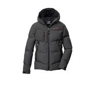 Steppjacke KILLTEC "KOW 230 BYS QLTD JCKT", Jungen, Gr. 140, grau (anthrazit), Obermaterial: 100% Polyester;Futter: 100% Polyester;Füllung: 100% Polyester, Jacken Steppjacke, Winddichte, wasserabweise