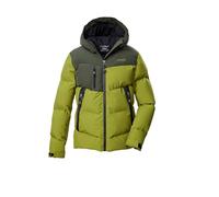 killtec Jungen Steppjacke/Funktionsjacke in Daunenoptik mit Kapuze KOW 230 BYS QLTD JCKT, khaki, 140, 43514-000