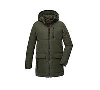 killtec Jungen Stepppparka mit Kapuze/Winterjacke ist wasserabweisend KOW 135 BYS QLTD PRK, dunkeloliv, 152, 39877-000